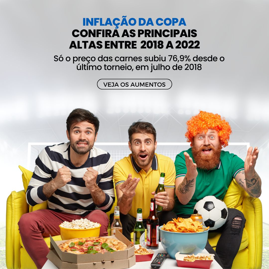 “Inflação da Copa”: confira as principais altas de 2018 a 2022