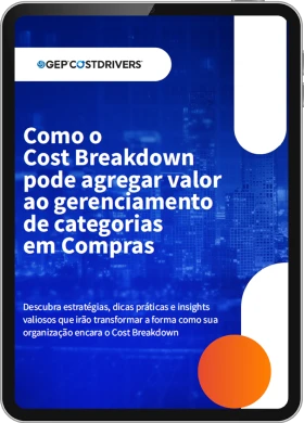 Ebook para download 02 - GEP COSTDRIVERS - Plataforma de inteligência para gestão de custos em procurement