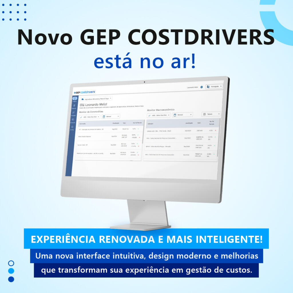 O novo GEP COSTDRIVERS: Inteligência, precisão e controle total na gestão de custos