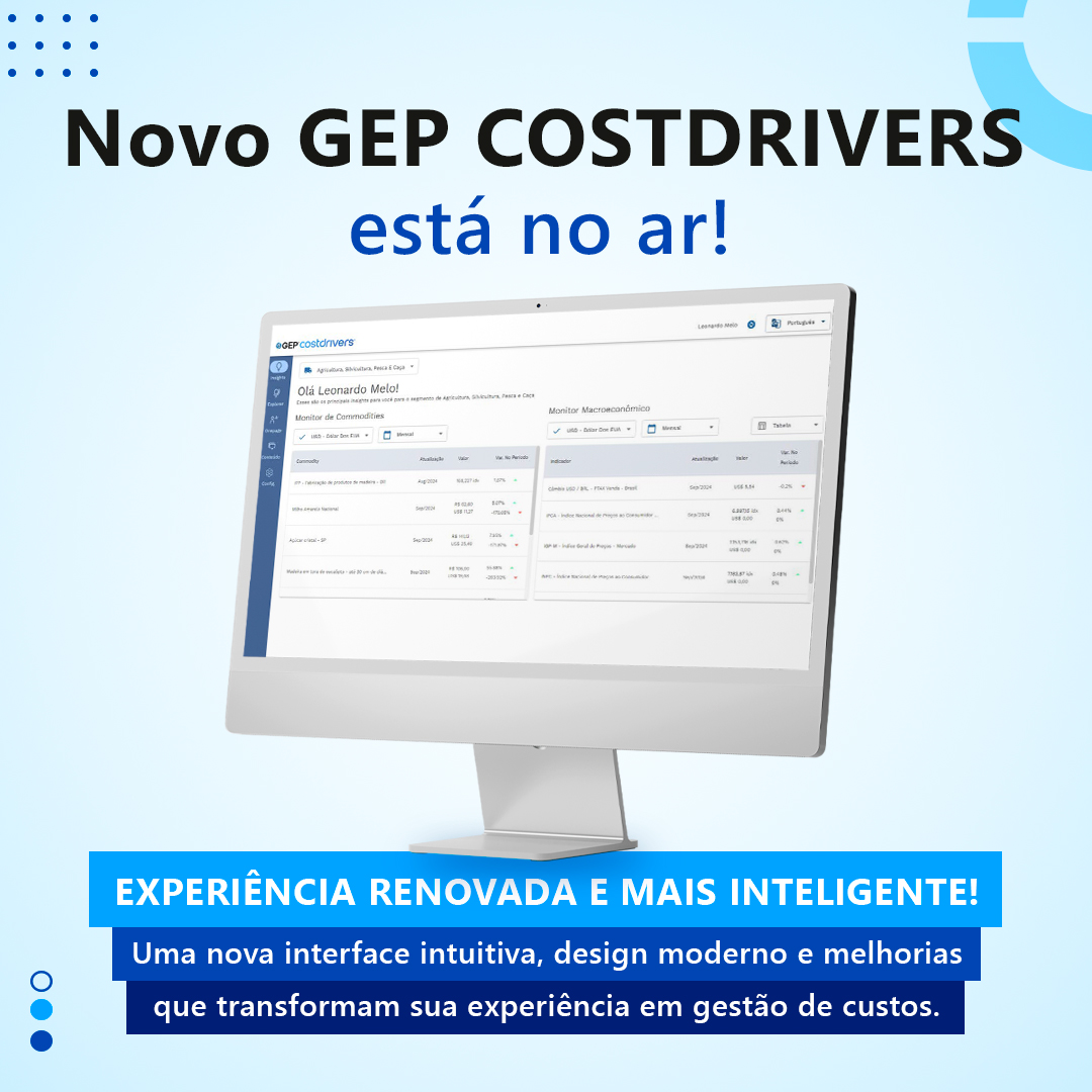 O novo GEP COSTDRIVERS: Inteligência, precisão e controle total na gestão de custos